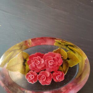 Acrylic Rose brooch